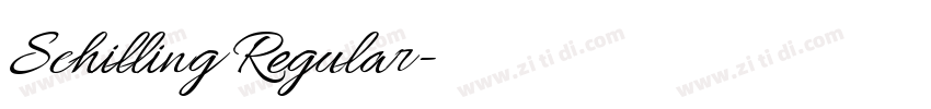 Schilling Regular字体转换 Schilling Regular字体转换